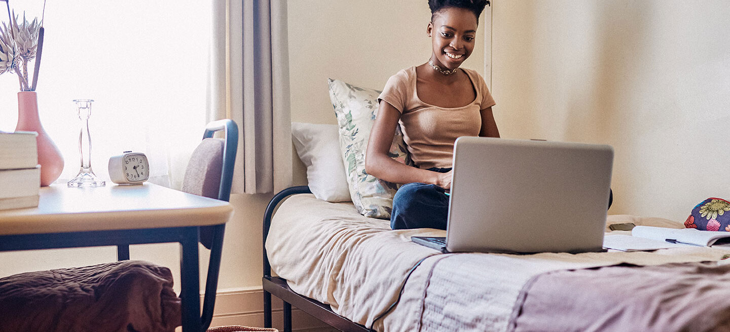 Female Teen Studying